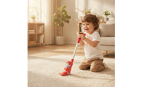 Hand-Held Toy Vacuum with Beads Child-Friendly Toy Vacuum Cleaner Interactive Realistic for Toddlers, Playroom