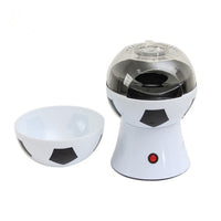 Hot Air Football Popcorn Maker, Mini Commercial Gift, EU Plug