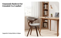 Swivel Curved Chair Nordic Design Swivel Barrel Chair Easy Assembly