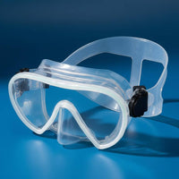 Anti-Fog Nose Cover Swim Mask Waterproof Snorkel Mask Nose Cover HD Vision for Snorkelers, Beginners, Underwater Exploration, Pool, Ocean