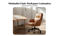 Highspine support managerial Chair Modern design Office Furniture 360-Degree rotate effortlessRolling Casters for Remote Workers