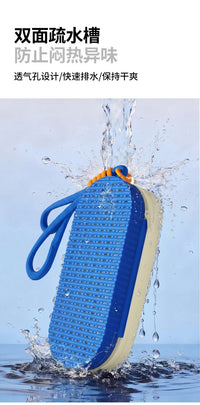 Silicone Goggle Case - Anti-Fall Breathable Protective Box for Swimming and Diving