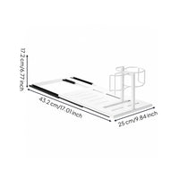 1 Piece Tumbler Organizer Cup Holder Organizer Cup Organizer Cabinet Rack Storage Rack Slide-out Rail Metal Support Frame Suitable for Kitchen Cabinet Organization