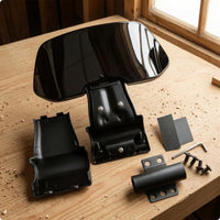 Padded Rear Backrest Shock-Absorbing Scooter Backrest Steel Plate Comfort Support