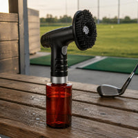 Water Spray Golf Brush Electric Golf Club Cleaning Brush Bristled