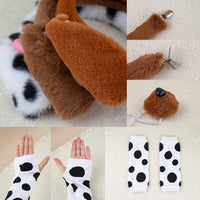 Easter Animal Headband Plush Dog Cartoon Cute Dalmatian Hair Hoop