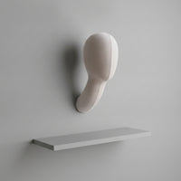 Mannequin Head with Long Neck Professional Wall Mannequin Head rack for Shop Owners