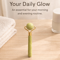 Jade Roller Gua Sha Set for Face Sculpting Facial Massage Tool, Skincare Gift for Women, Board for Lifting