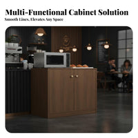 Sideboard Buffet Cabinet with Spacious Countertop Storage Cabinet Dining Room Credenza Sturdy Construction Suitable for Homeowners Restaurant Home Office
