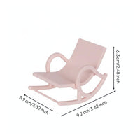 Dollhouse Rocking Chair Simulation Design 1:12 Scale Rocking Chair