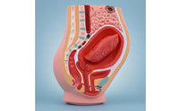 Postpartum Pelvis Model Sectional Teaching Aid Realistic Colors for Classroom