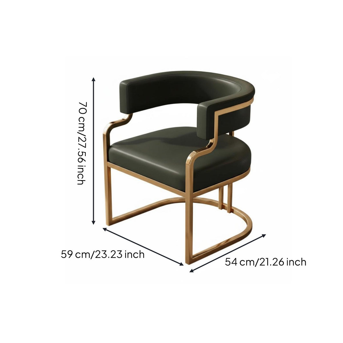 Comfortable Minimalist Salon Chair Ergonomic Design Upholstered Armchair Easy to Clean for Reception Area, Negotiation Room