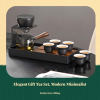 Porcelain Automatic Tea Set, Lazy Brewing, Home & Office