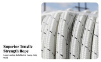 Electrical Wire Stringing Rope Wear Resistant Drone Hoisting Rope Lightweight High-Altitude Line for Linemen, Construction Workers, Outdoor