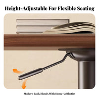 Movable Coffee Table Sturdy & Long-Lasting Adjustable Height Side Table Stable