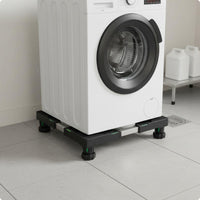 Adjustable Appliance Stand Versatile Adjustable Fridge Stand Sturdy Feet Rolling Washer Pedestal for Laundry Room