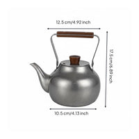 Teapot with Filter Easy to Clean Stainless Steel Teapot Mirror Polish