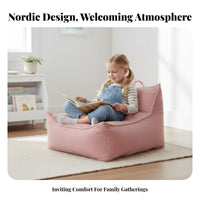 Single-Seat Puff Lounger Nordic aesthetic Miniature Armchair Soft Texture