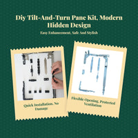 Tilt-turn aluminum casement hardware