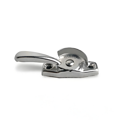 Adjustable aluminum door panel lock