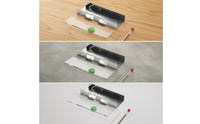 DIY Tool Kit with Pointed Implement Tool Transparent Aluminum Rack with Acrylic Plate Heavy-Duty for Crafters, Hobbyists