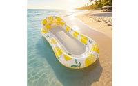 Foldable Mesh Pool Lounger Portable Pool Buoyant Lounger with Mesh Seat Comfortable Inflatable Water Lounger Lightweight for Adults, Beach, Lake