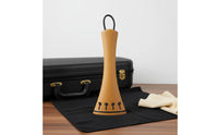 Violin Tailpiece with Tail Cord Solid Wood Violin Tailcord String Instrument Accessory for Music Practice