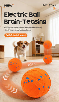 ETPU Smart Electric Dog Ball Waterproof Chew Toy for Pets