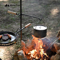 Portable Cast Iron Grill Rack for Outdoor Cooking