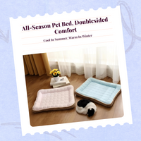 Cooling pet mat, quick-dry, washable
