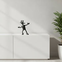 Abstract Human Figurine Minimalist Decor Geometric Style for Interior Designers