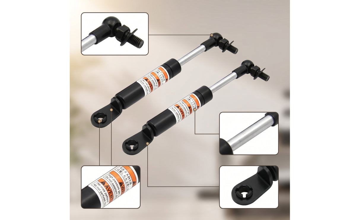 Metal Motorcycle Seat Support Rod Sturdy Seat Strut with Ball Joints Easy to Install Part Heavy Duty