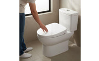 Adjustable Temperature Electric Bidet Seat Self-Cleaning Nozzle Warm Water Bidet Seat Posterior Cleansing Bathroom Fixture
