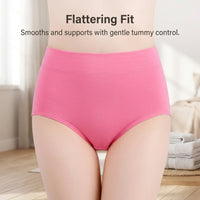 Women's High Waist Knickers with Control, Ladies Underwear Multipack in Soft Material, Postpartum C Section