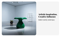 Toadstool-Shaped Stool Sturdy Toadstool-Shaped Seat Stable Load-Bearing