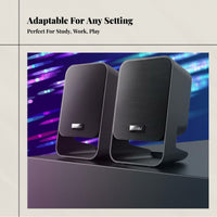Bluetooth Speaker, Desktop Computer, Powerful Bass, Card Slot, USB, Active Audio