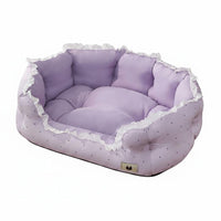 Kitten Couch Bed Calming Raised Side Dog Bed Warm for Indoor