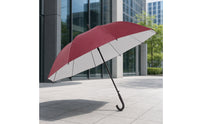 Long Handle Double-Person Umbrella Oversized Umbrella with 10 Ribs Windproof Large for Commuters