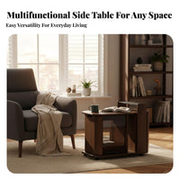Light Luxury Aesthetic Movable nimbusShaped Side Table Modern design Household Furnishing for Interior Design aficionados, Apartment Dwellers, Homeowners, Living Room, Bedroom, Study, Balcony