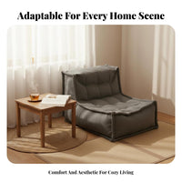 Tufted Floor Sofa Expanded Polypropylene Bead Filling Household Furniture Removable Cover Spine Support for Adults