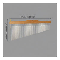 36 Tone Bar Chimes Clear and Pure Sound Mark Tree Instrument Beech Wood Frame