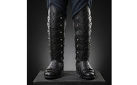 Viking Leg Protection Boot Covers Steampunk Medieval Boot Covers Historical Leg Protection Decorative for Larpers, Halloween
