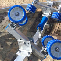 Marine Trailer Roller Keel Bottom Wheel Accessory Blue Trailer Yacht Inflatable Boat Trailer Roller