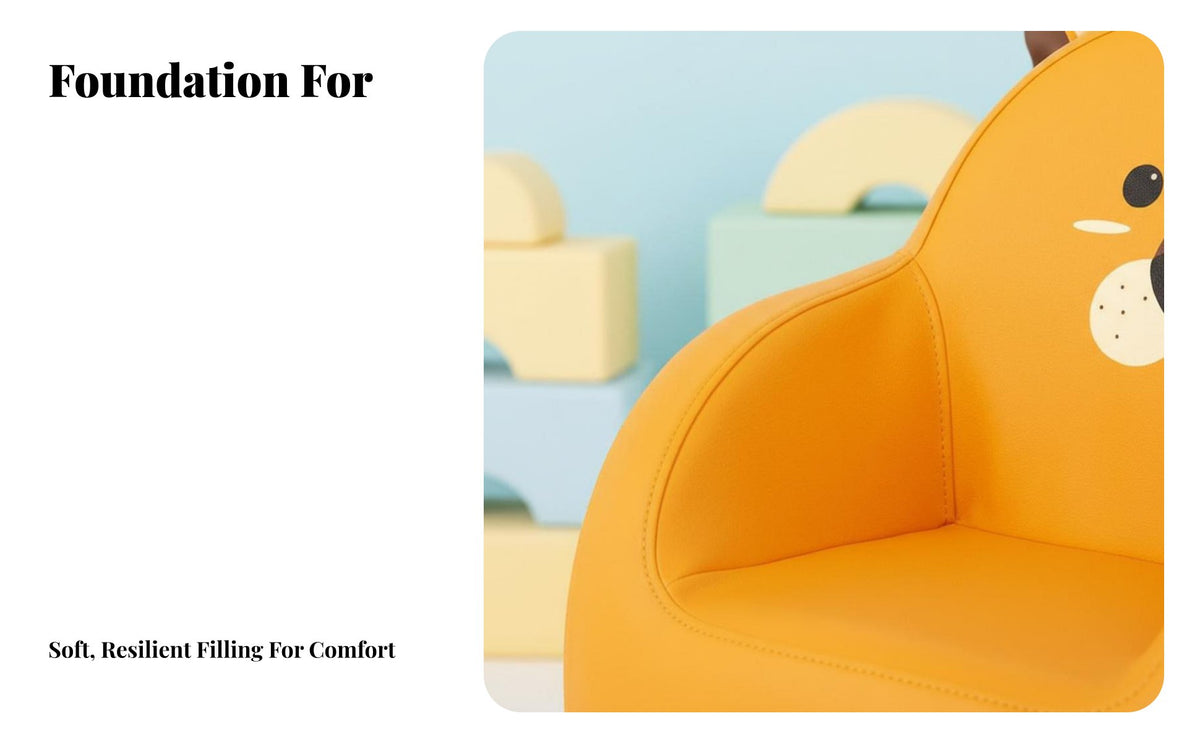Cute Appearance creatureShaped Floor Sofa Soft and snug animalShaped Floor Sofa low-to-the-ground Design childs' Furniture Child-Safe for young children, Parents, Playroom, Nursery, Bedroom, book corner