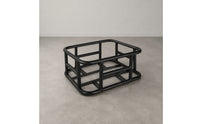 Rack-Mount Cycle Basket with Quick-Release Buckle Removable Metal Wire Bike Basket Long-Lasting Sturdy for Commuters, Commuting