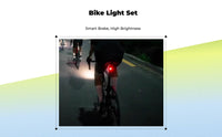Bike Light Set: brake sensor, USB