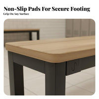 Minimalist Long Bench Multi-Functional Bed End Stool Stable Structure Locker Room Bench for Sauna, Gym, Bedroom