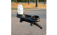 Easy to Install Baby Stroller Food Tray Detachable Universal Stroller Tray Non-Slip Clamp Child Accessory Bisphenol A-Free Safe for Walking