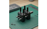 Model Making Holding Tool Multi-Function Miniature Bench Clamp CNC Machined Clamping Jig for DIY Enthusiasts