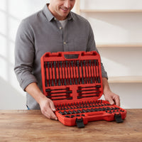 107 Pieces Screwdriver Bit Set with Case Secure Screwdriver Bit Set with Storage Case Sturdy Tools for Garage